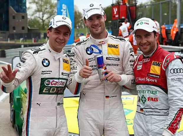 Martin Tomczyk, Mike Rockenfeller, Augusto Farfus Titel-Bild zur News: Martin Tomczyk, Mike Rockenfeller, Augusto Farfus
