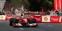 Bild zum Inhalt: 15.000 Fans feiern Ferrari in Polen