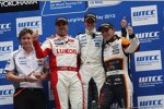 James Nash (Bamboo-Chevrolet), Yvan Muller (RML-Chevrolet) und Norbert Michelisz (Zengö-Honda) 