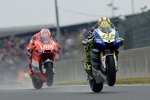 Valentino Rossi vor Nicky Hayden 