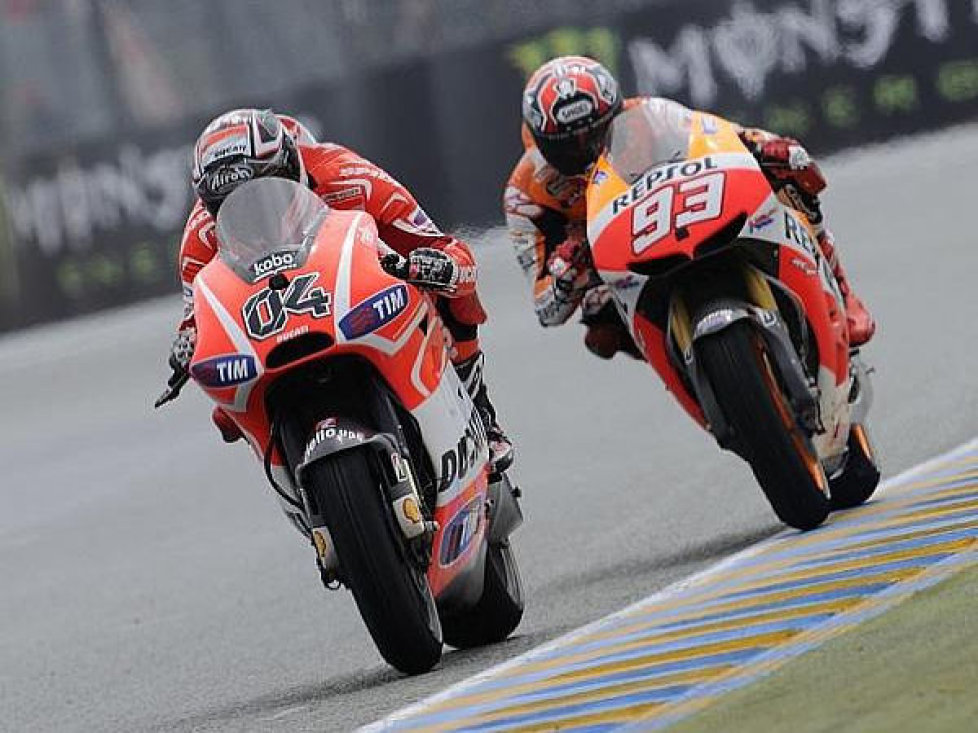 Andrea Dovizioso, Marc Marquez