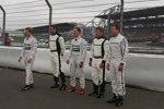 Nico Rosberg, Karl Wendlinger, Michael Schumacher Bernd Schneider und Bernd Mayländer