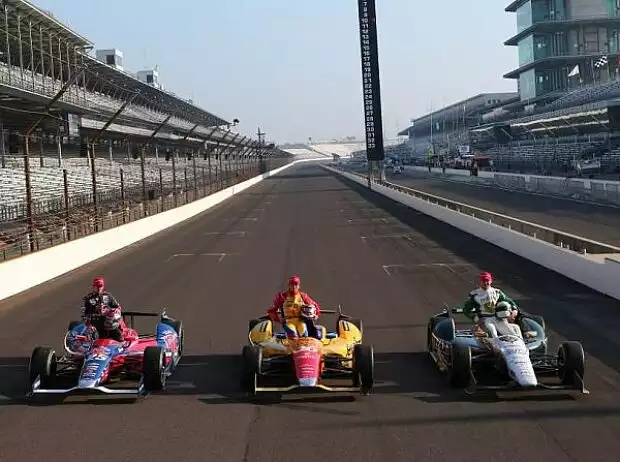 Carlos Munoz, Ed Carpenter, Marco Andretti Titel-Bild zur News: Carlos Munoz, Ed Carpenter, Marco Andretti