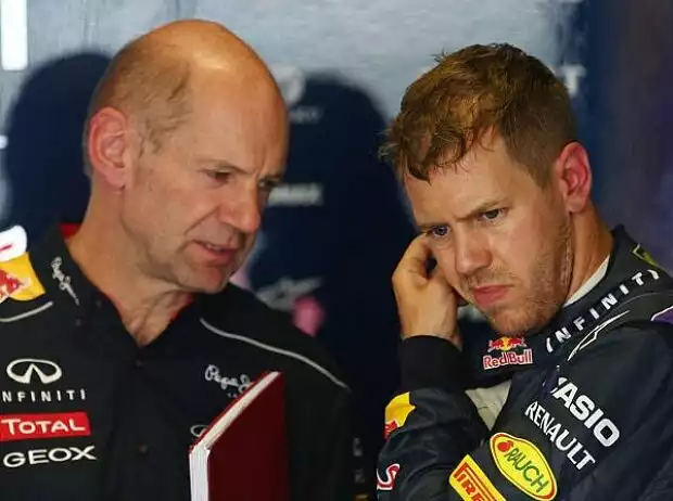 Adrian Newey, Sebastian Vettel Titel-Bild zur News: Adrian Newey, Sebastian Vettel