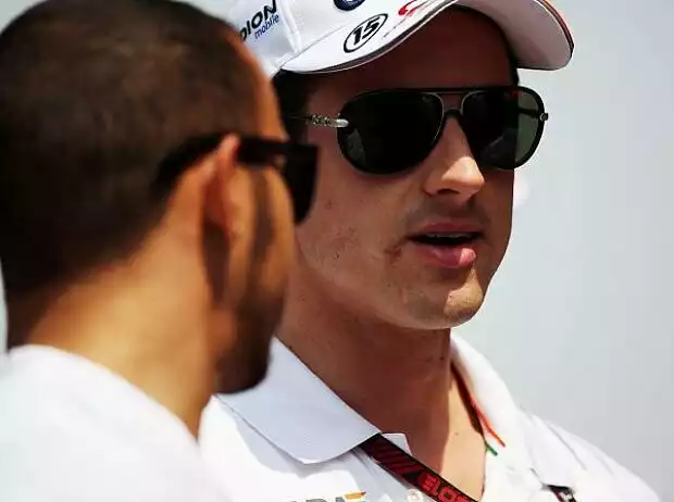 Lewis Hamilton, Adrian Sutil Titel-Bild zur News: Lewis Hamilton, Adrian Sutil
