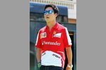 Kamui Kobayashi im Ferrari-Outfit, weil er für AF Corse in der WEC fährt