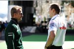 Heikki Kovalainen (Caterham) im Gespräch mit Fitnesstrainer Antti Vierula