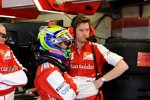 Felipe Massa und Rob Smedley (Ferrari)