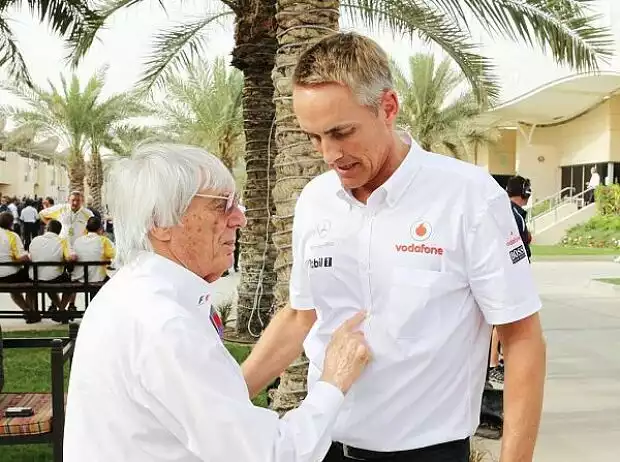 Bernie Ecclestone, Martin Whitmarsh Titel-Bild zur News: Bernie Ecclestone, Martin Whitmarsh