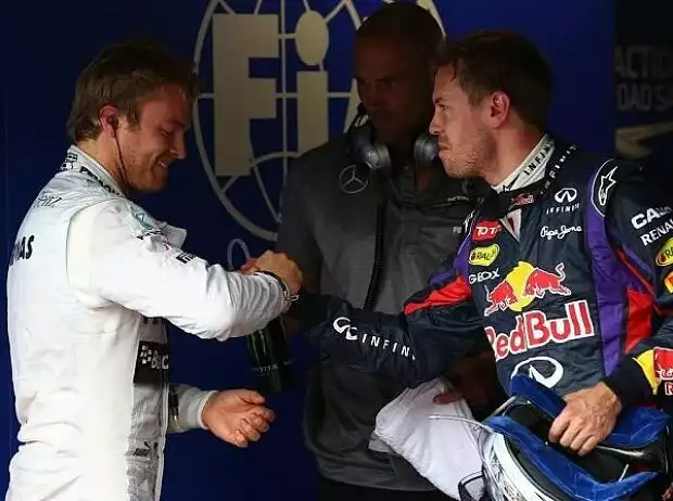 Nico Rosberg, Sebastian Vettel Titel-Bild zur News: Nico Rosberg, Sebastian Vettel