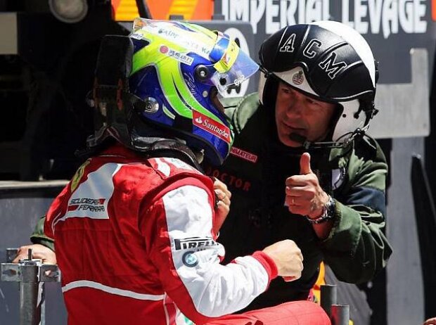 Titel-Bild zur News: Felipe Massa, Unfall, Crash