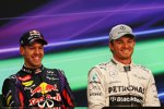 Nico Rosberg (Mercedes) und Sebastian Vettel (Red Bull) 