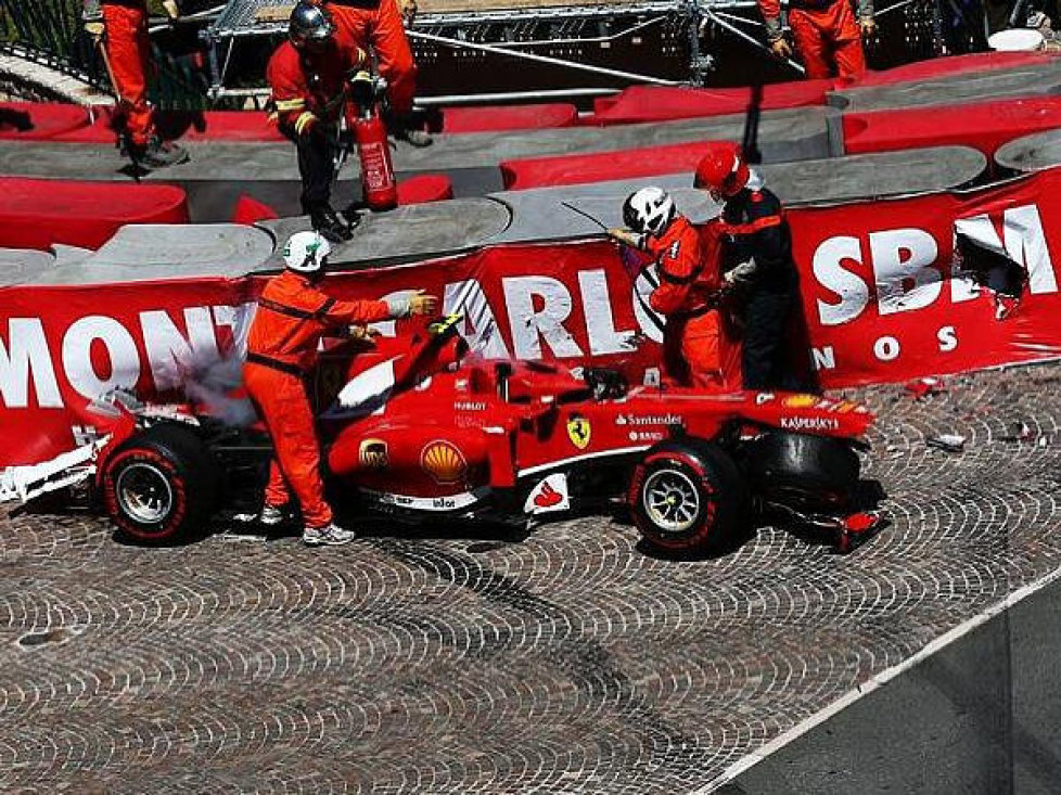 Felipe Massa, Unfall, Monaco