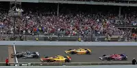 Tony Kanaan, Carlos Munoz, Marco Andretti, Ryan Hunter-Reay