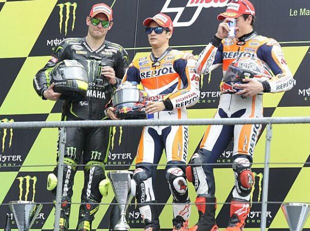 Daniel Pedrosa, Cal Crutchlow, Marc Marquez Daniel Pedrosa, Cal Crutchlow, Marc Marquez