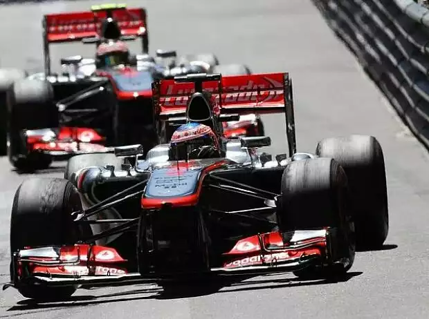 Sergio Perez, Jenson Button Titel-Bild zur News: Sergio Perez, Jenson Button