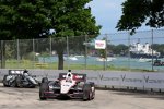 Will Power (Penske) und Dario Franchitti (Ganassi) duellierten sich während des gesamten Rennens