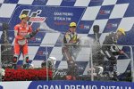 Daniel Pedrosa, Jorge Lorenzo und Cal Crutchlow 