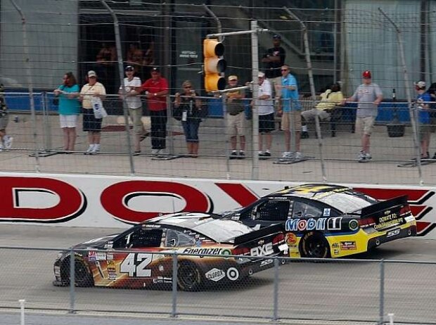 Juan Pablo Montoya, Tony Stewart