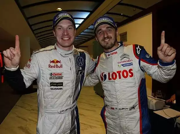 Jari-Matti Latvala und Robert Kubica Titel-Bild zur News: Jari-Matti Latvala und Robert Kubica