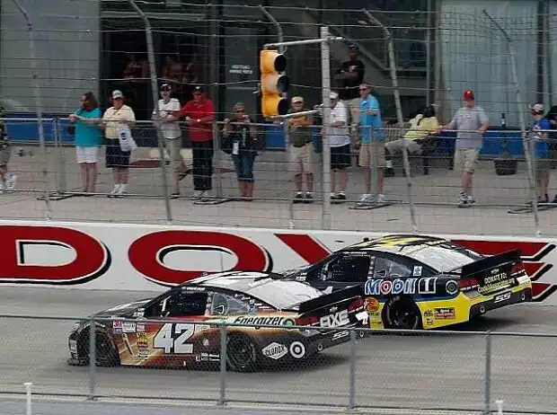 Juan Pablo Montoya, Tony Stewart Titel-Bild zur News: Juan Pablo Montoya, Tony Stewart