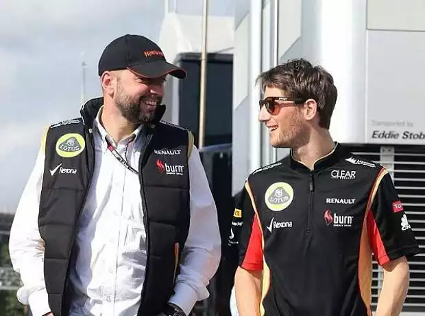 Gerard Lopez, Romain Grosjean Titel-Bild zur News: Gerard Lopez, Romain Grosjean