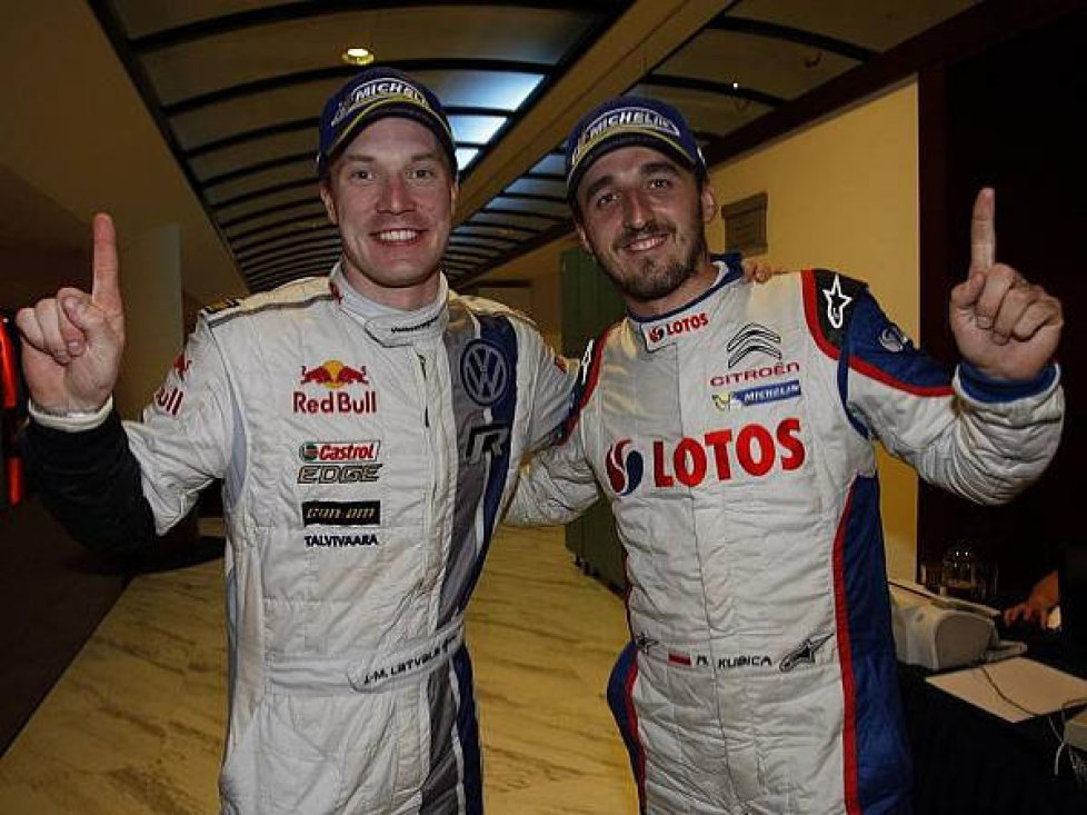 Jari-Matti Latvala und Robert Kubica