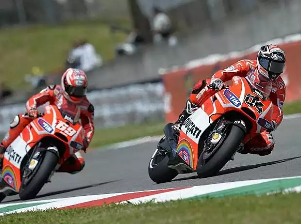 Nicky Hayden, Andrea Dovizioso Titel-Bild zur News: Nicky Hayden, Andrea Dovizioso