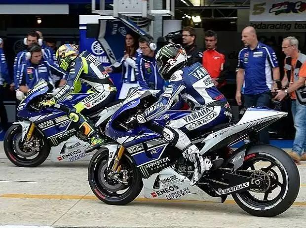 Titel-Bild zur News: Jorge Lorenzo, Valentino Rossi