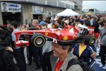 Ferrari-Fan im Montreal-Fahrerlager
