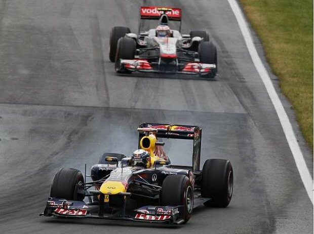 Sebastian Vettel, Jenson Button Sebastian Vettel, Jenson Button