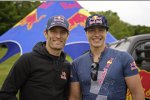 Mark Webber (Red Bull) und Erik Guay