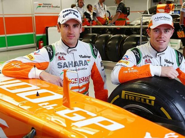 Adrian Sutil, Paul di Resta Adrian Sutil, Paul di Resta