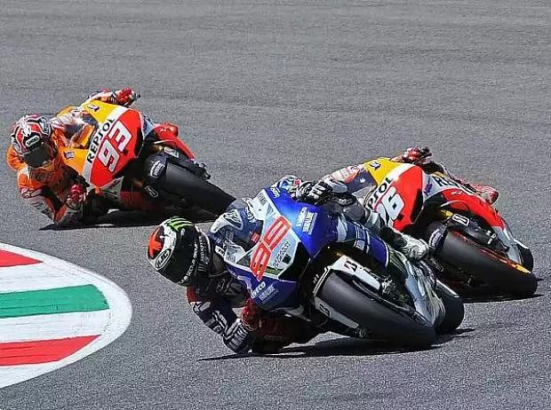 Jorge Lorenzo, Daniel Pedrosa, Marc Marquez Titel-Bild zur News: Jorge Lorenzo, Daniel Pedrosa, Marc Marquez