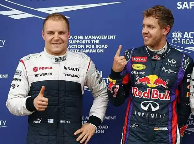 Titel-Bild zur News: Valtteri Bottas, Sebastian Vettel, Lewis Hamilton