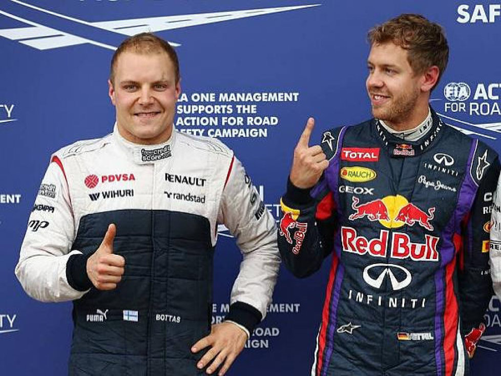 Valtteri Bottas, Sebastian Vettel, Lewis Hamilton
