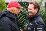 Niki Lauda und Christian Horner 