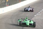 Dario Franchitti (Ganassi) und James Jakes (Rahal)