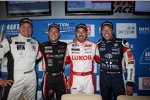 Michel Nykjaer (Nika-Chevrolet), Robert Huff (Münnich-SEAT), Yvan Muller (RML-Chevrolet) und Tom Coronel (ROAL-BMW) 