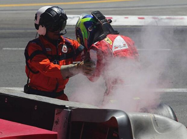 Titel-Bild zur News: Felipe Massa, Unfall