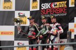 Sylvain Guintoli, Eugene Laverty und Jonathan Rea 