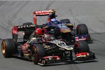 Daniel Ricciardo (Toro Rosso) und Kimi Räikkönen (Lotus) 