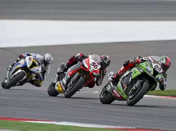 Tom Sykes, Sylvain Guintoli, Marco Melandri Titel-Bild zur News: Tom Sykes, Sylvain Guintoli, Marco Melandri