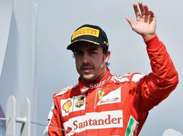 Titel-Bild zur News: Fernando Alonso, Podest, Kanada