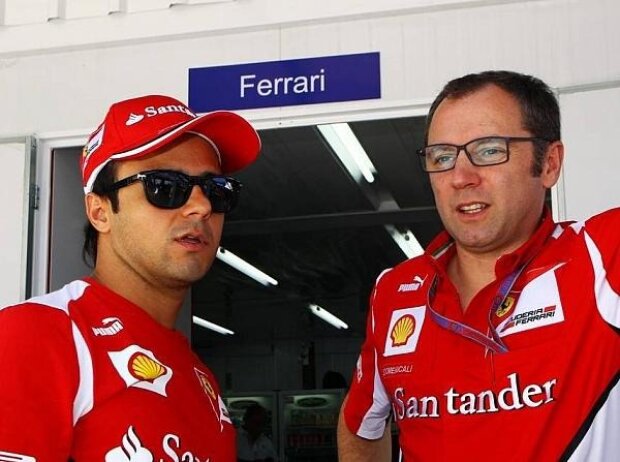 Titel-Bild zur News: Felipe Massa, Stefano Domenicali
