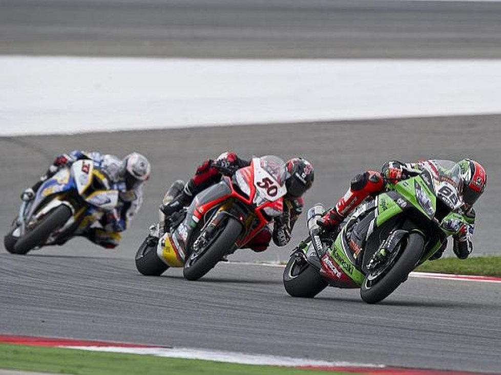 Tom Sykes, Sylvain Guintoli, Marco Melandri