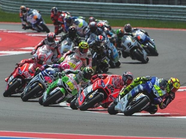 Titel-Bild zur News: MotoGP, Starterfeld, Feld, Grid