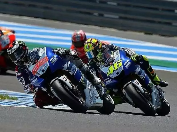 Jorge Lorenzo, Valentino Rossi Titel-Bild zur News: Jorge Lorenzo, Valentino Rossi