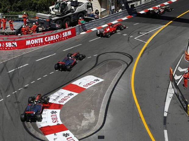 Fernando Alonso, Jenson Button, Sergio Perez, Kimi Räikkönen