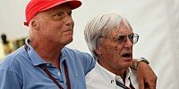 Niki Lauda mit Bernie Ecclestone